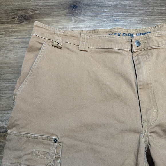Duluth Trading Co DuluthFlex Fire Hose Ultimate Shorts 44x11 Brown Canvas - Picture 3 of 9